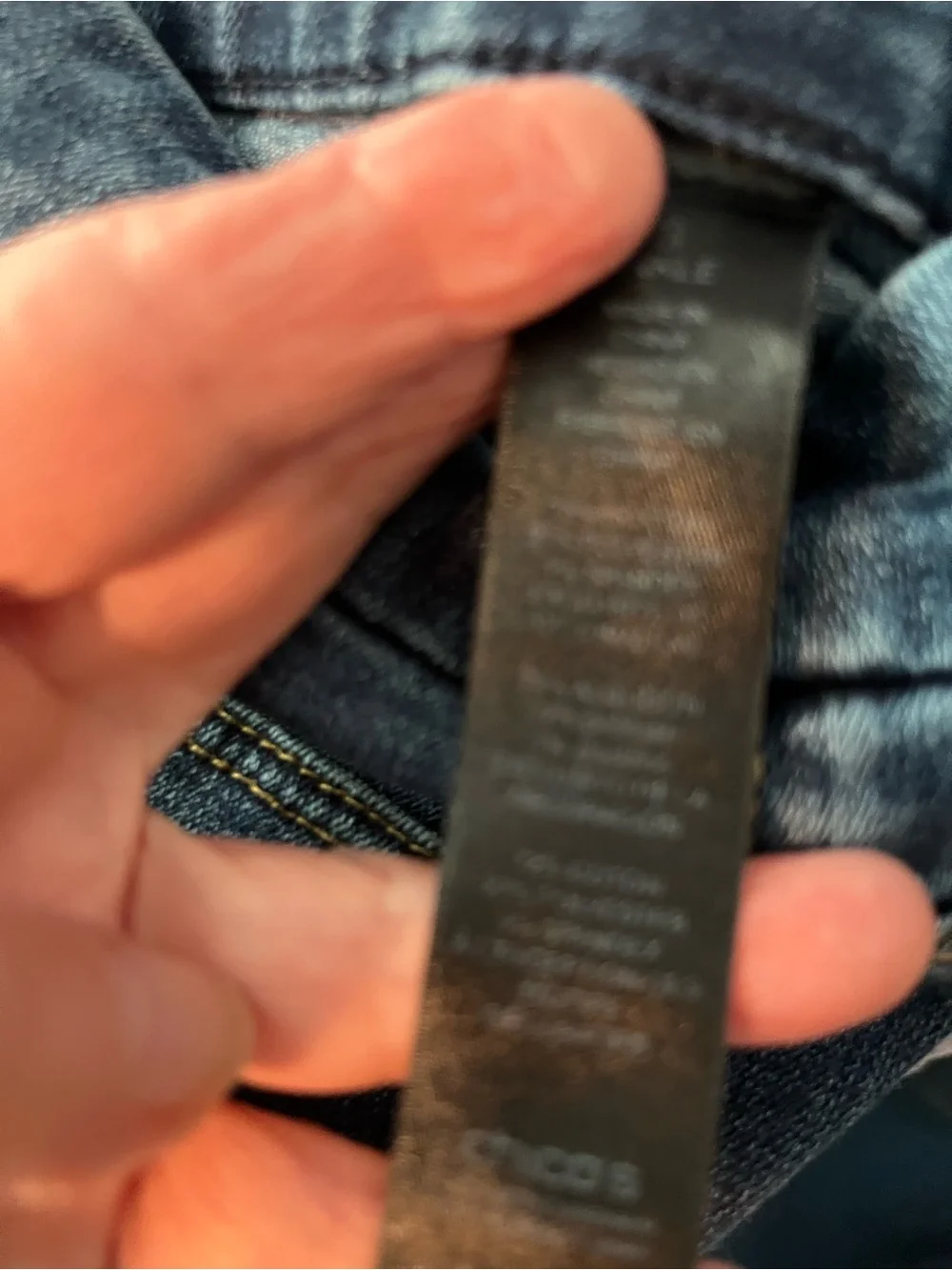 Chico’s So Slimming Dark Wash Ankle Jeans with Floral Embroidery